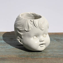 Load image into Gallery viewer, Baby Boy Doll head Planter
