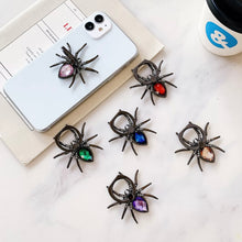 Load image into Gallery viewer, Jeweled Spider Ring Phone Grip
