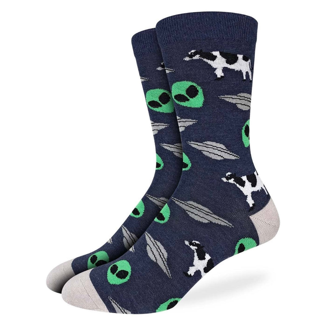 Men’s Alien UFO and Cow Socks